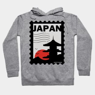 Tokyo, Japan Postage stamp Hoodie